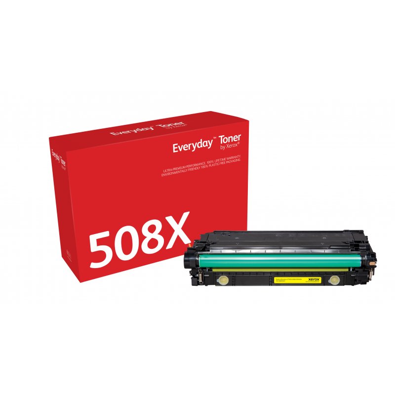 XEROX Everyday Toner para HP 508X Color LaserJet Enterprise M552(CF362X CRG040HY) Amarillo