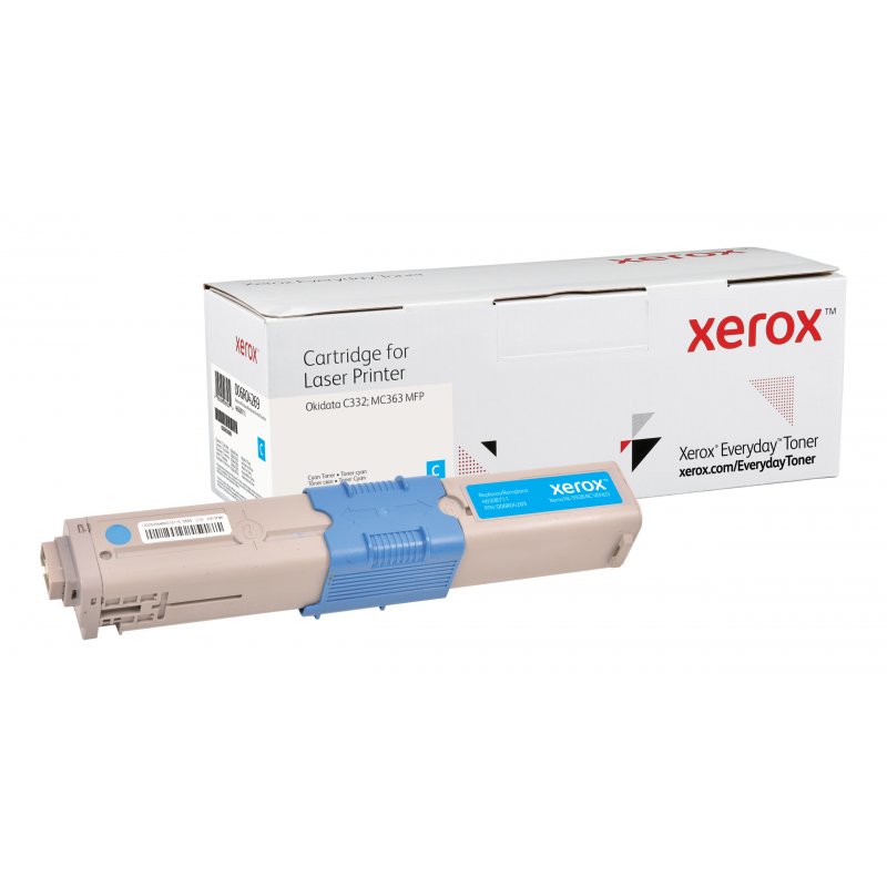 XEROX Everyday Toner Alto Rendimiento Cian to OKI 46508711