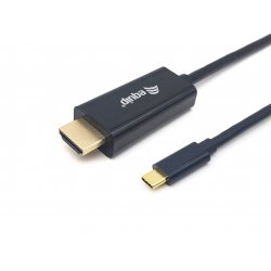 EQUIP USB-C to HDMI Cable, M/M, 1.0m, 4K/30Hz, ABS Shell