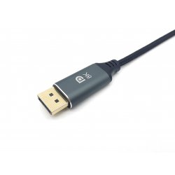 EQUIP USB-C to DisplayPort Cable, M/M, 1.0m, 8K/60Hz, Aluminum Shell