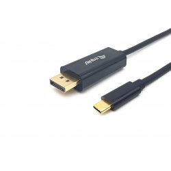 EQUIP USB-C to DisplayPort Cable, M/M, 1.0m, 4K/60Hz, ABS Shell