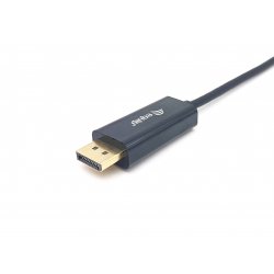 EQUIP USB-C to DisplayPort Cable, M/M, 1.0m, 4K/60Hz, ABS Shell