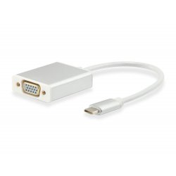 EQUIP USB-C Male to VGA (HD15) Female Adapter