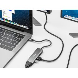 EQUIP USB-C to HDMI/DisplayPort/VGA /USB Adapter