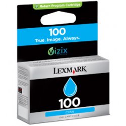LEXMARK S/305/405/505/605 PRO/205/705/805/905 Cartucho de tinta Cian Retornable nº100