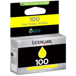 LEXMARK S/305/405/505/605 PRO/205/705/805/905 Cartucho de tinta Amarillo Retornable nº100