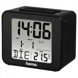 HAMA Home Reloj Despertador Cube Negro