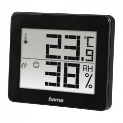 HAMA Home Termometro/Higrometro TH-130 Negro