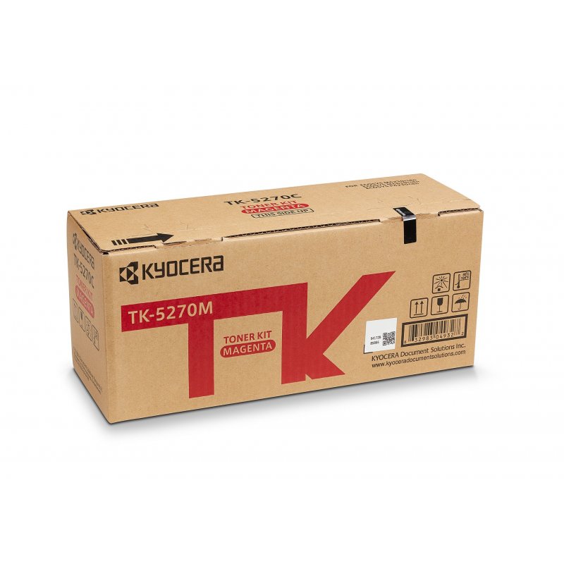 KYOCERA   TK5270M TONER MAGENTA PARA ECOSYS M6230/6630cidn 6000 pag