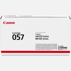 CANON Toner negro 057 i-SENSYS LBP223 LBP226 MF443 MF445