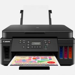 CANON Multifuncion inyeccion color pixma G6050 3 botellas tinta negra 1 botella c m y
