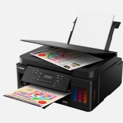 CANON Multifuncion inyeccion color pixma G6050 3 botellas tinta negra 1 botella c m y