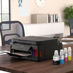 CANON Multifuncion inyeccion color pixma G6050 3 botellas tinta negra 1 botella c m y