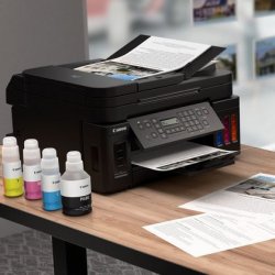 CANON Multifuncion inyeccion color pixma G7050 megatank hojas incluye 3 botellas tinta negra