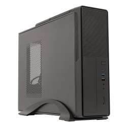 UNYKACH Caja UK-2010 2x3+1xU2 Admite PB MICRO ATX Grande CON Fuente SFX 300W ERP 85%Eficiente