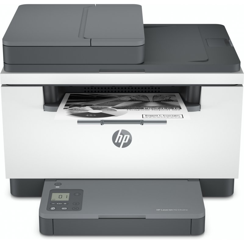 HP multifuncion laser monocromo LaserJet M234sdne (HP+ solo consumible original, cuenta HP, conexion