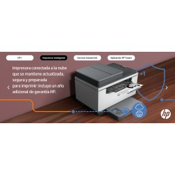 HP multifuncion laser monocromo LaserJet M234sdne (HP+ solo consumible original, cuenta HP, conexion