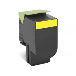 Lexmark 702HY Cartucho de toner amarillo Alto Rendimiento Retornable (3k)