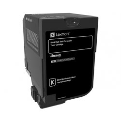 Lexmark CS720, CS725 Cartucho negro alto rendimiento Corporativo (20 000 paginas)