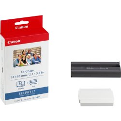 Canon Video-Impresora CP-100 Cart. + Papel, 86 x 54mm, 36 Hojas