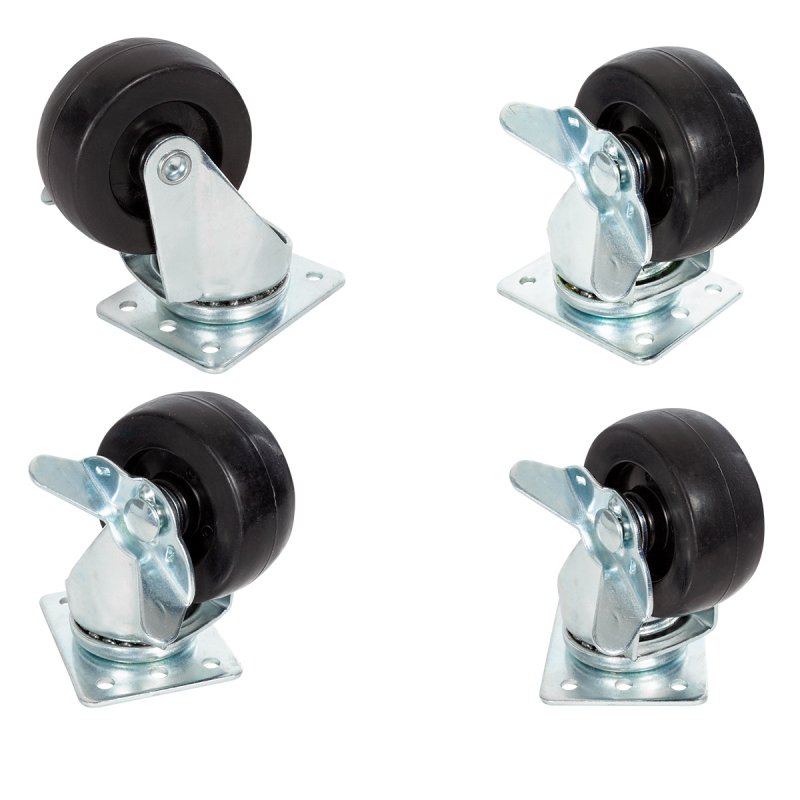 AITEN DATA juego de 4 ruedas con freno suelo