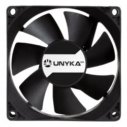UNYKACH Ventilador Servidor 8025mm Doble Bola 4PIN PWM