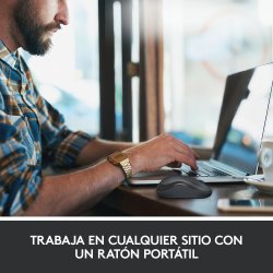 LOGITECH RATON M220 OPTICO WIRELESS SILENT GRIS