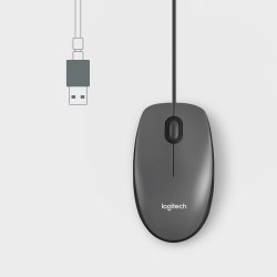 LOGITECH Raton m100 optico usb 2.0 1000dpi negro