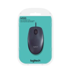 LOGITECH Raton m100 optico usb 2.0 1000dpi negro
