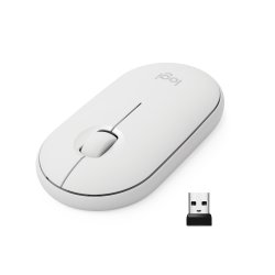 LOGITECH Raton Inalambrico PEBBLE M350 BLANCO