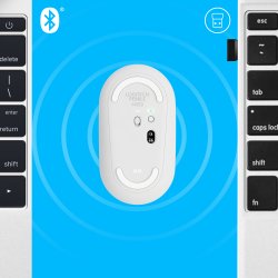 LOGITECH Raton Inalambrico PEBBLE M350 BLANCO