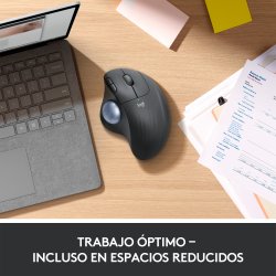 LOGITECH Raton Trackball Inalambrico ERGO M575/ Hasta 2000 DPI/ Blanco Crudo