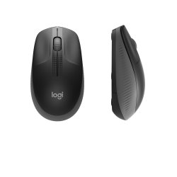 LOGITECH RATON  M190 FULL SIZE OPTICO WIIRELES INALAMBRICO GRIS OSCURO
