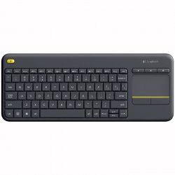 LOGITECH TECLADO K400 plus touch keyboard  negro wireless