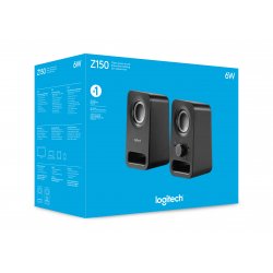 LOGITECH Altavoces Z150 2.0 NEGROS 6W