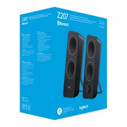 LOGITECH Altavoces estereo Z207 Bluetooth Negros