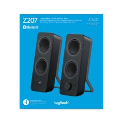 LOGITECH Altavoces estereo Z207 Bluetooth Negros