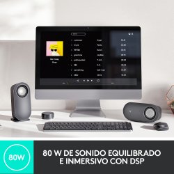 LOGITECH ALTAVOCES Z407 2.1 BLUETOOTH 80W - 980-001348