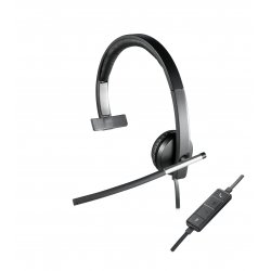 LOGITECH Auriculares con microfono Headset H650E