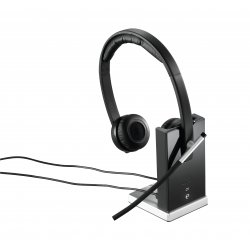 LOGITECH Auriculares con microfono Headset H820E inalambrico estereo