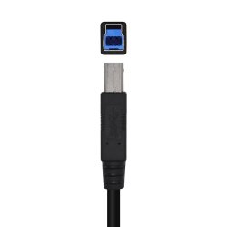 AISENS - CABLE USB 3.0 IMPRESORA TIPO A/M-B/M, NEGRO, 3.0M