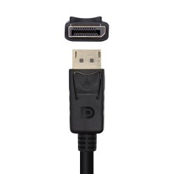 AISENS - CONVERSOR DISPLAYPORT V1.2 A VGA/DVI/HDMI, DP 1.2/M-VGA/H-DVI/H-HDMI/H 4K, NEGRO, 15CM