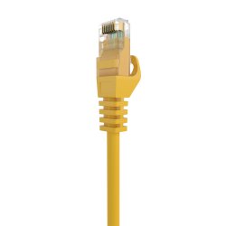 AISENS - CABLE DE RED LATIGUILLO RJ45 LSZH CAT.6A 500 MHZ UTP AWG24, AMARILLO, 1.5M