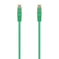 AISENS - CABLE DE RED LATIGUILLO RJ45 LSZH CAT.6A 500 MHZ UTP AWG24, VERDE, 3.0M
