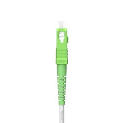 AISENS Cable fibra optica latiguillo 120 M G657A2 3.0 9/125 SMF simplex CPR Dca LSZH, SC/APC-SC/APC,