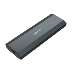 AISENS CAJA EXTERNA M.2 (NGFF) ASM2-018GR SATA/NVME A USB3.1 GEN2, GRIS