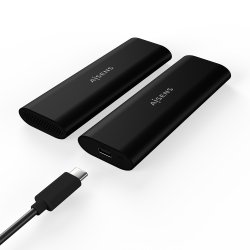 AISENS CAJA EXTERNA M.2 (NGFF) ASM2-014B SATA/NVME A USB3.1 GEN2, NEGRA