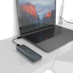 AISENS CAJA EXTERNA M.2 (NGFF) ASM2-018GR SATA/NVME A USB3.1 GEN2, GRIS