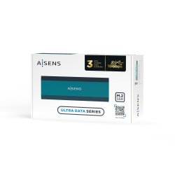 AISENS CAJA EXTERNA M.2 (NGFF) ASM2-019BLU SATA/NVME A USB3.1 GEN2, AZUL
