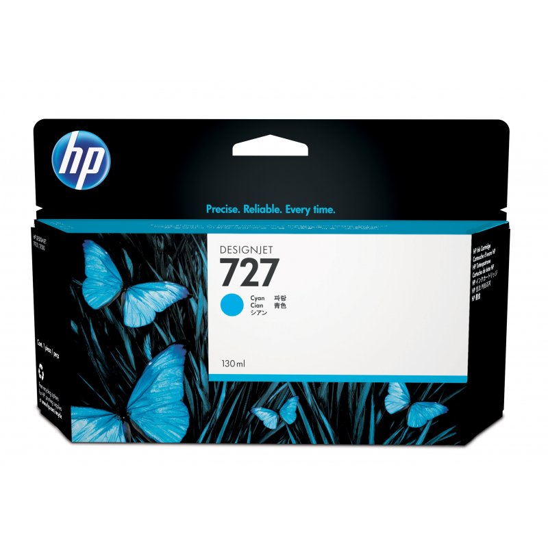 HP Designjet T920/T1500 Nº727 Cartucho Cian Alta